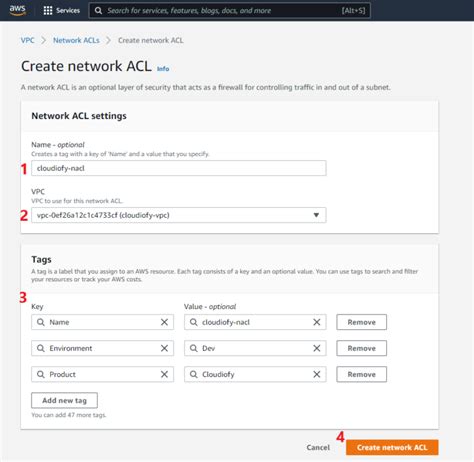 ec2 network acl|CreateNetworkAcl .
